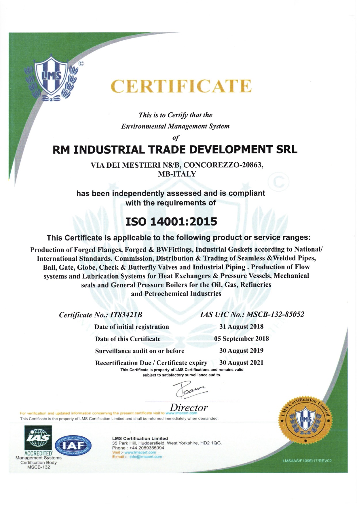 ISO 14001:2015