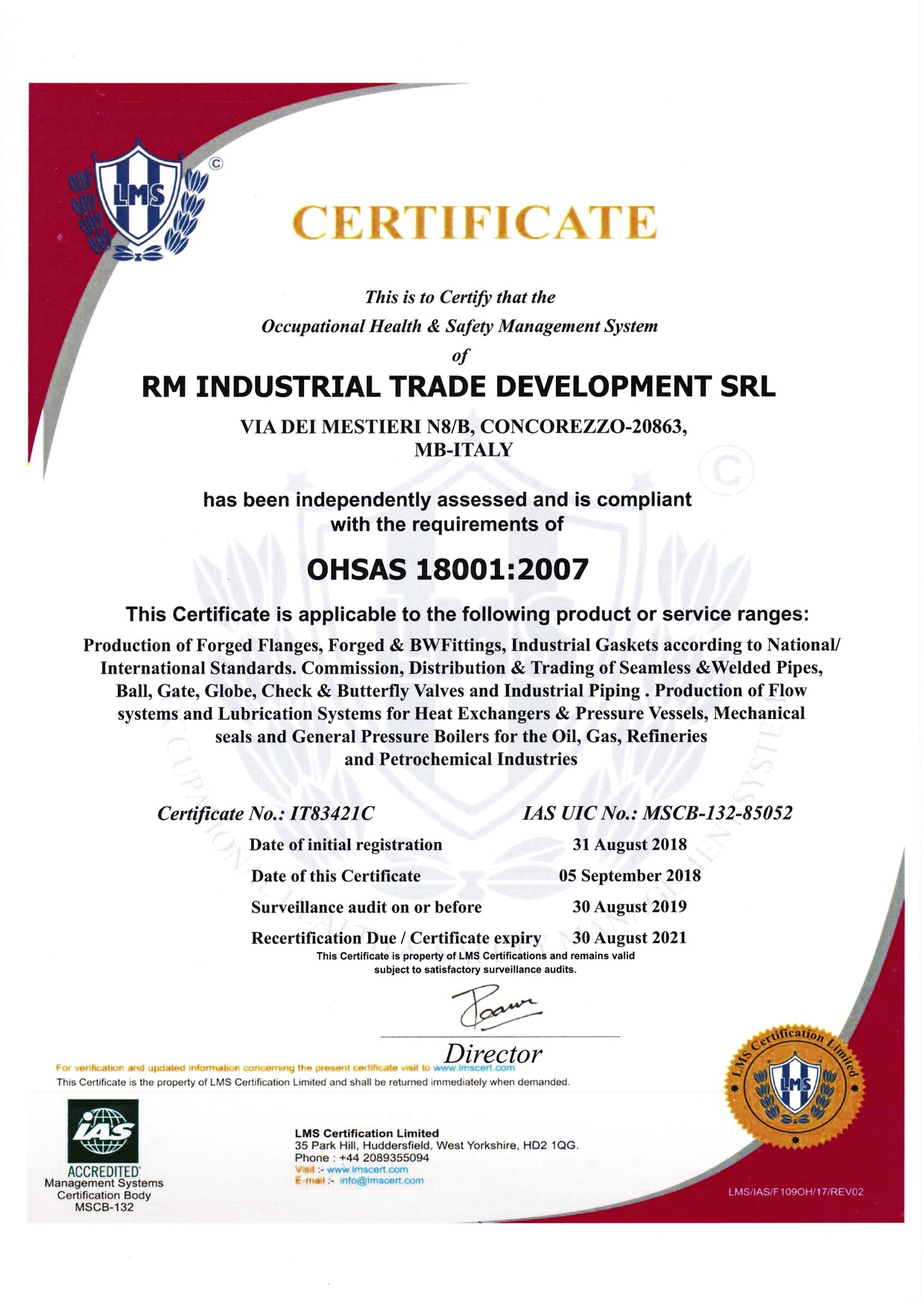 OHSAS 18001:2007